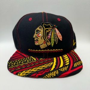 Y2K Zephyr NHL Chicago Blackhawks SnapBack Hat